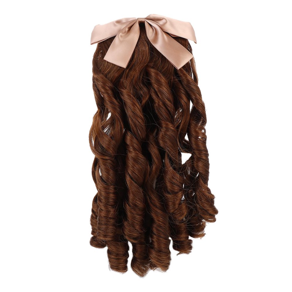 DECORNIJIA Curly Ponytail Wig for Women Retro Hairpiece Extension 22 Inch Long Cosplay Accessory for Princess Costume for Parties and Events