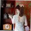 DECORNIJIA Curly Ponytail Wig for Women Retro Hairpiece Extension 22 Inch Long Cosplay Accessory for Princess Costume for Parties and Events view 4