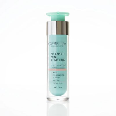 CARELIKA SPF Expert  Tinted Skin Corrector with SPF50 | Hydrating Daily Sun Protection for Even Tone