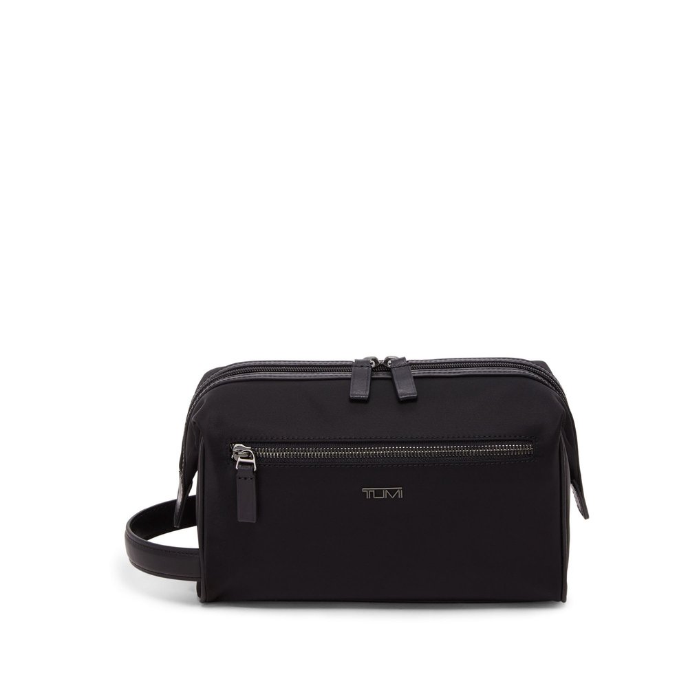 TUMI - Travel Accessories Dopp Kit - Men's Travel Essentials Framed Toiletry Bag - Black