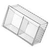 Alipis 4pcs Wall Mounted Cotton Swab Holder Storage Box for Cotton Makeup Pads and Hair Ties Compact Bathroom Organizer for Clean Countertops view 2