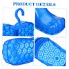Healvian 1pair Foot Soaking Shoes Foot Bath Tub Soaker Shoes Soak Bath Boot for Family Relaxation view 3