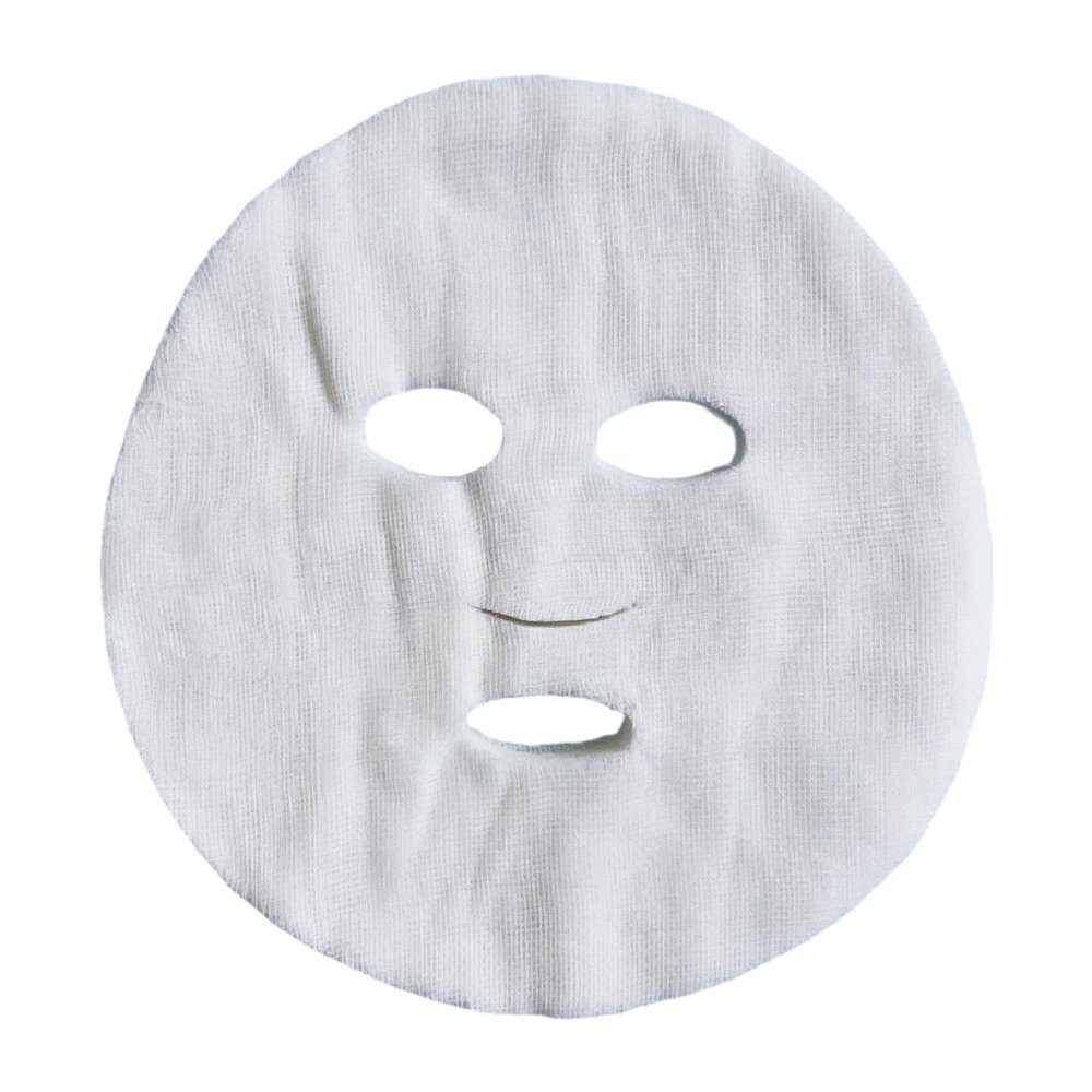 100 Pieces Gauze Facial Mask Pre-Cut | Soft for Women Girl Breathable Paper Sheet Face Gauze Mask Pads for SPA Skin Care, Style E