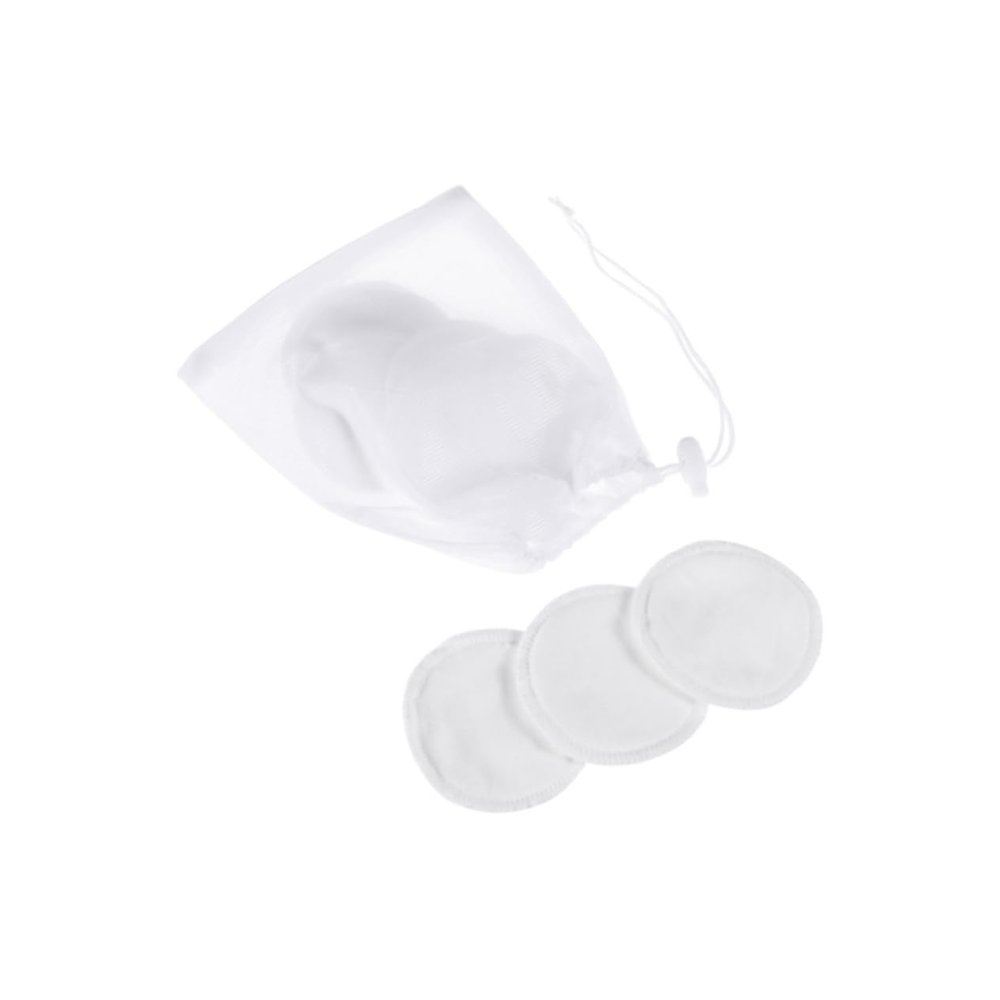 Sosoport 1 Set Galactorrhea Pad Breastfeeding Pads with Drawstring and Zipper Mesh Bags Thickening Breathable Maternity Accessories for Lactating Mothers