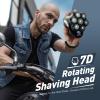 Clforczh Head Shavers for Bald Men - 7D Detachable Electric Razor, IPX6 Rotary Shavers with LED Display, Fast Charging Head Shaving, Gray view 2