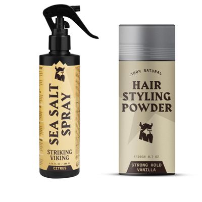 Striking Viking Sea Salt Spray & Hair Styling Powder for Men