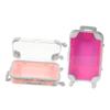 ARTIBETTER 2pcs Eyelash Packaging Box: Portable Makeup Storage Mini Suitcase for Cosmetics and False Eyelashes Elegant Travel Organizer for Women view 1