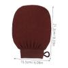 DEARMAMY 2pcs Exfoliating Gloves for Shower Bath Dead Skin Removal Scrub Mitts Soft Material Bathing Gloves view 2