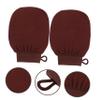 DEARMAMY 2pcs Exfoliating Gloves for Shower Bath Dead Skin Removal Scrub Mitts Soft Material Bathing Gloves view 3