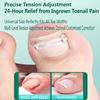 Ingrown Toenail Corrector Kit: Stainless Steel Clips & Silicone Strips for Pain Relief - Toenail Treatment for Curved Nails, Pedicure Tool Set (2 Clips + Strips) view 3