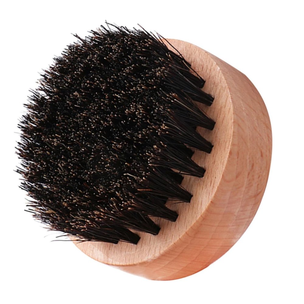 FRCOLOR Wooden Beard Brush Bristle Comb for Men Beard Styling Tool for Grooming and Shaping