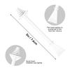 100 Pcs Nose Wax Sticks, Plastic Wax Applicator Sticks and Disposable Spatulas for Nostril Nasal Cleaning Ear Hair Removal view 2