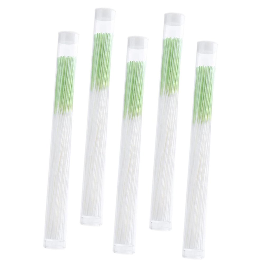NIYANGLE 350pcs Earring Hole Cleaner Floss Ear Piercing Care Tool for Odor Removal Cleaning Lines for Household Use