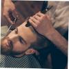 HONMEET Folding Manual Trimming Razor Holder Compact Beard Cutter for Precise Grooming Durable Design for Easy Carrying Men Electroplated Included view 2
