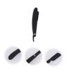 HONMEET Folding Manual Trimming Razor Holder Compact Beard Cutter for Precise Grooming Durable Design for Easy Carrying Men Electroplated Included view 4