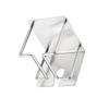 DEARMAMY Electric Razor Wall Holder Stainless Steel Bathroom Organizer Wall-mounted Shaver Stand for Electric Razors Toothpaste and Comb Storage Space-saving Accessory for Home view 1