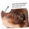 MUCKLILY 6pcs Curlers for Long Hair Sports Headband Men's Sweatbands for Head Unisex Face Washing Hair Hoops view 4