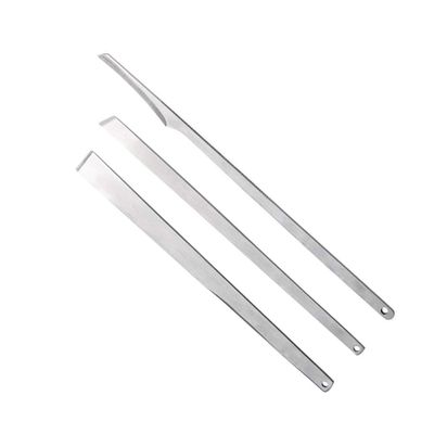 NOLITOY 3pcs Stainless Steel Pedicure Tool Set Nail Grooming Kit for Foot Care Includes Cuticle Remover and Trimmer for Home and Salon Use