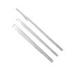 NOLITOY 3pcs Stainless Steel Pedicure Tool Set Nail Grooming Kit for Foot Care Includes Cuticle Remover and Trimmer for Home and Salon Use view 1