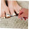 NOLITOY 3pcs Stainless Steel Pedicure Tool Set Nail Grooming Kit for Foot Care Includes Cuticle Remover and Trimmer for Home and Salon Use view 4