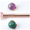 FRCOLOR Jade Roller for Face Sculpting Skincare Muscle Roller Stick Replacement Beads Travel-friendly Design view 4