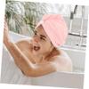 DONFAMDS 3pcs Fast Drying Hair Towels for Women Lightweight Microfiber Wraps for Quick Hair Drying Soft and Portable view 3