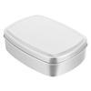 Alipis 4pcs Practical Aluminum Soap Box for Travel Leakproof Bar Soap Container Lid Compact Design for Cosmetics and Lotion Samples Food-Grade Case view 2