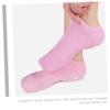 Healvian 3Pairs Moisturizing Foot Mask Socks of Gel Infused Foot Care Supplies Essential Oil Treatment for Softening Smoothing Dry Skin Non Slip Design Fits All view 3