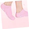 Healvian 3Pairs Moisturizing Foot Mask Socks of Gel Infused Foot Care Supplies Essential Oil Treatment for Softening Smoothing Dry Skin Non Slip Design Fits All view 4