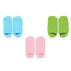 Beaupretty 3pairs Moisturizing Gel Foot Socks Green for Softening and Repairing Dry Feet Non- Spa for Beauty Salon and Home Use view 1