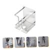 NIYANGLE Electric Razor Wall Holder Stainless Steel Wall-mounted Shaver Stand for Bathroom Storage Design Efficient Drying Space-saving Organizer view 3