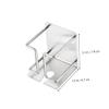 NIYANGLE Electric Razor Wall Holder Stainless Steel Wall-mounted Shaver Stand for Bathroom Storage Design Efficient Drying Space-saving Organizer view 4