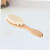 FOMIYES Curved Handle Beard Brush for Men 1-Piece Wool Grooming Tool for Shower Use and Hair Styling view 3