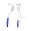 PartyKindom Long Handle Pumice Stone Foot Scrubber 2pcs Exfoliator Tool for Dead Skin Removal Ergonomic Foot Care Rasp for Home and Salon Use view 2