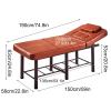 Adjustable Massage Table, 70/80cm Wide Physical Therapy Table, Salon Bed with Removable Headrest and Chest Space, Lash Table Bed for Beauty Salons, Hairdressing Studios, SPA view 2