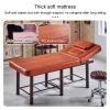 Adjustable Massage Table, 70/80cm Wide Physical Therapy Table, Salon Bed with Removable Headrest and Chest Space, Lash Table Bed for Beauty Salons, Hairdressing Studios, SPA view 4