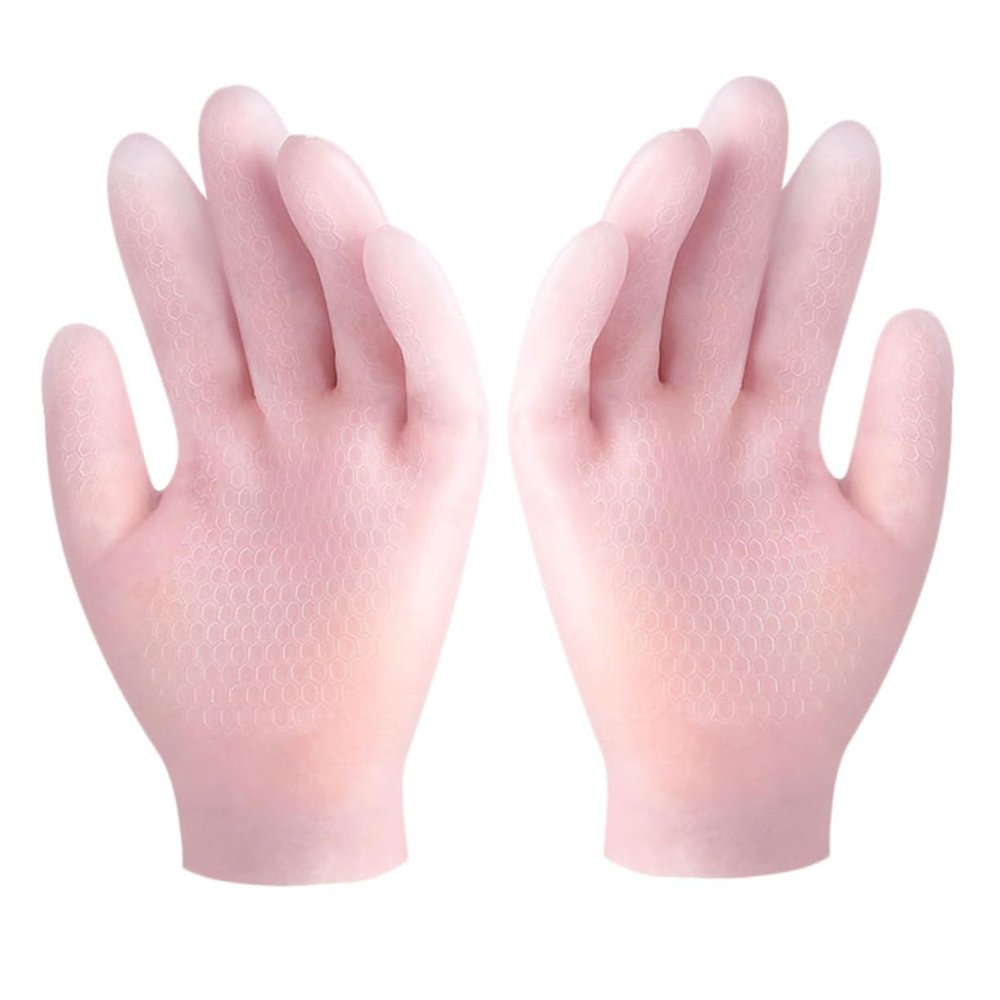 GALPADA 1Pair Moisturizing Sebs Hand Care Gloves for Softening Dry Cracked Skin Breathable Reusable and Washable Hand Treatment Covers for Intensive Hydration and Comfort