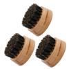 LIFKOME 3pcs Boar Bristle Beard Brush Wooden Beard Care Tools for Men Natural Bristles for Styling Softening Durable for Grooming and Travel view 1