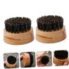 LIFKOME 3pcs Boar Bristle Beard Brush Wooden Beard Care Tools for Men Natural Bristles for Styling Softening Durable for Grooming and Travel view 2