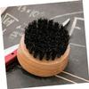 LIFKOME 3pcs Boar Bristle Beard Brush Wooden Beard Care Tools for Men Natural Bristles for Styling Softening Durable for Grooming and Travel view 3