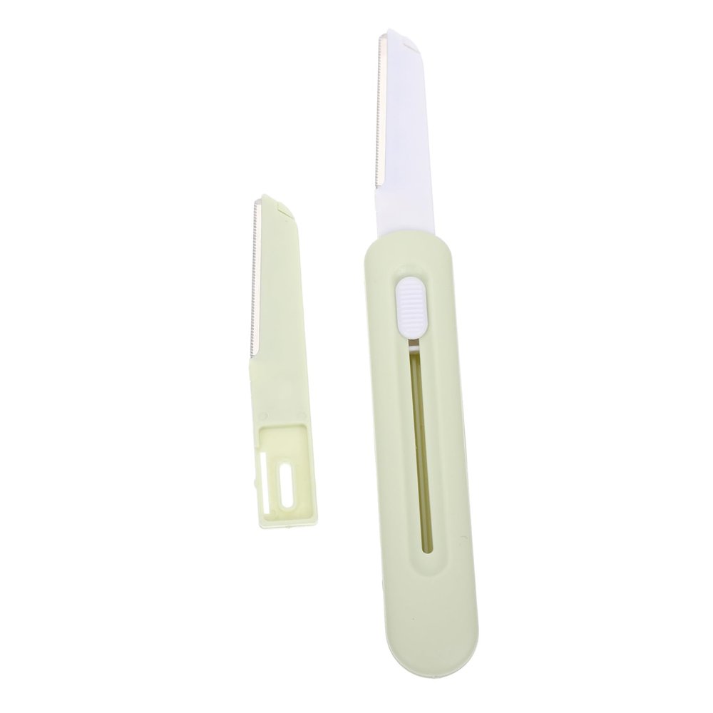 WOFASHPURET 1set Brow Replacement Stainless Steel Facial Bikini Trimmer for Women Portable Hair Remover for Travel Safe and Design for Eyebrow Grooming