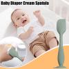 Baby Cream Spatula,Diaper Rash Spatula Butt Cream Applicator | Soft Paste Applicator Wipe Balm Tool for Nursery Bath Cheeks Care view 2