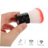 DEARMAMY 2pcs Soft Mushroom Head Dust Brush for Nail Art Dip Powder Cleaning Brush Manicure Tools for Professional and Home Use Random Color view 3