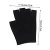 BESTYASH 2 Pairs Moisturizing Gel Gloves for Dry Hands Half Fingered Repair Gloves for Cracked Skin Comfortable and Reusable Hand Care Spa Supplies view 2