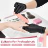 40 Sets Professional Manicure Press On Nail Tool Kit, Pink Disposable Manicure Nail Supplies kit with Mini Nail File,Mini Nail Buffer,Nail Stick view 4