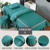 Bean,70x190cm/27.5x74.8in,Massage Face Rest Cover with Hole,Beauty SPA Massage Bed Sheet Bedspread Full Cover Washable Elastic Pillowcase Stool Cover Bed Cover 4 Piece Set view 2