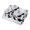 3 Piece Stainless Steel Nail Liquid and Powder Cups with Lid view 1