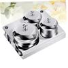 3 Piece Stainless Steel Nail Liquid and Powder Cups with Lid view 4