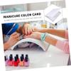 Nail Art Display Board 120 Color Paperboard Showing Tool view 3
