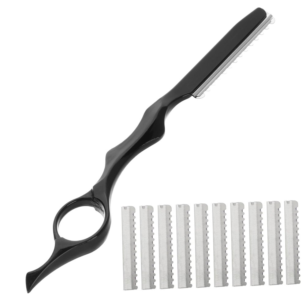 GALPADA 1set Shaving Razor Blade Holder Blades Razor Scraper for Men Cutting Tool for Hair Styling